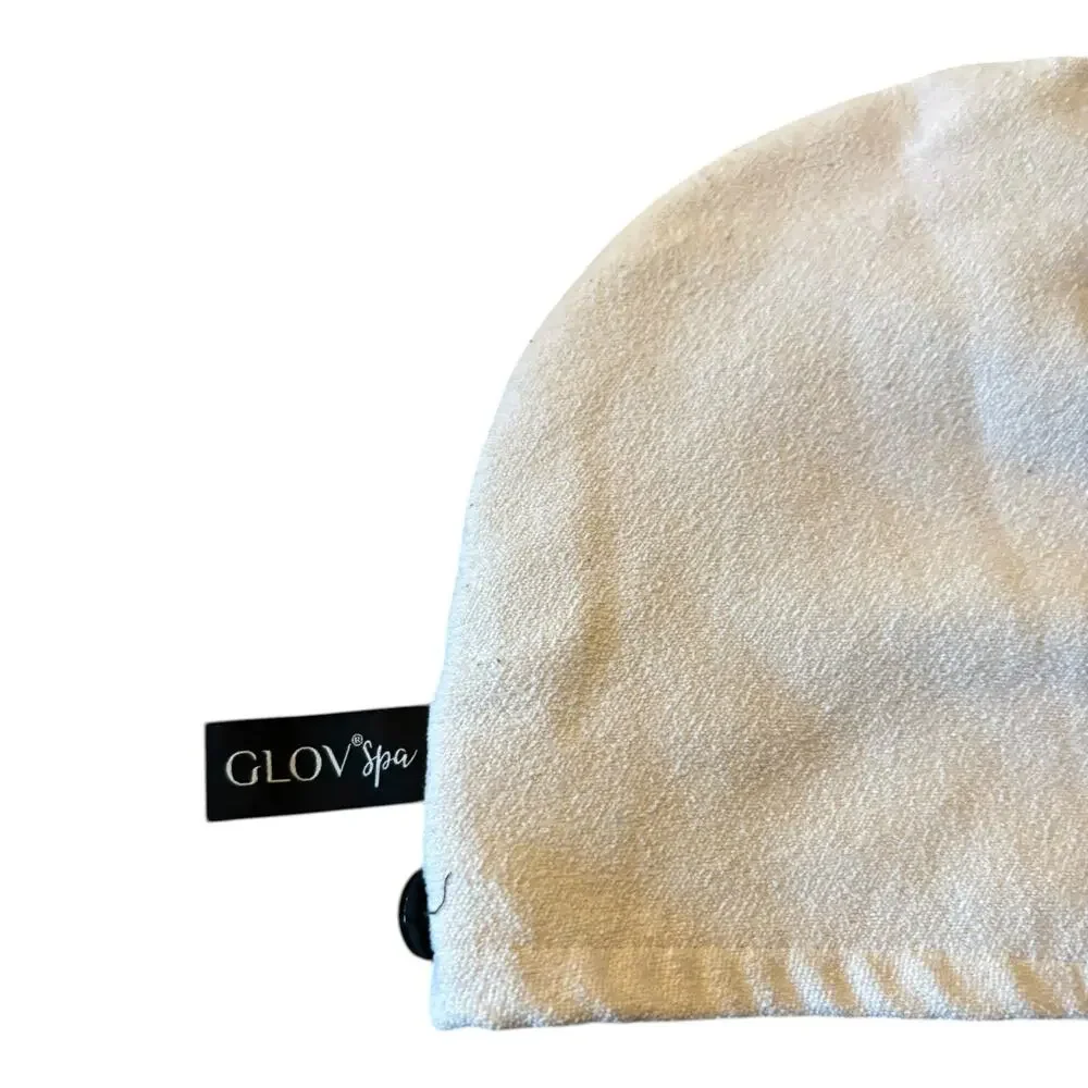 GLOV Spa White Hair Drying Towel Turban